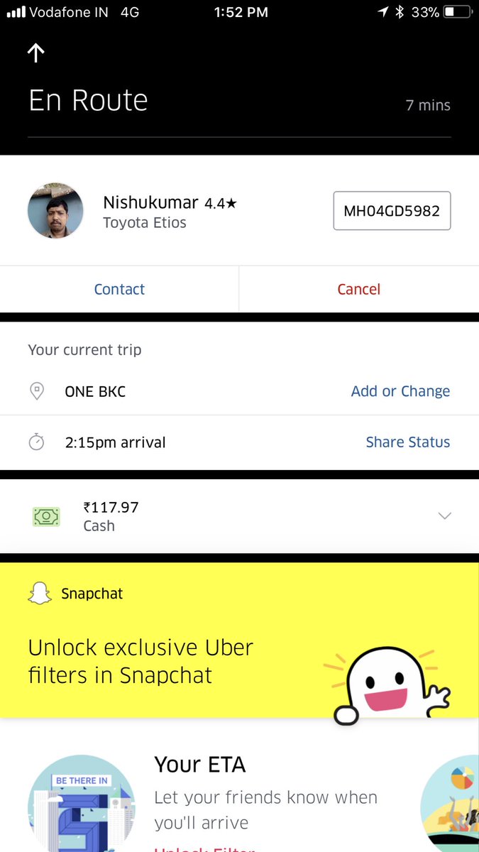 @Uber_Support @Uber This driver has the audacity to abuse and use filthy language on the phone. He passes threatning remarks and I demand his immediate termination or I shall call for a stern legal action. Call me on +919909979000 if you fail to understand the situation. https://t.co/EeKo1duECM