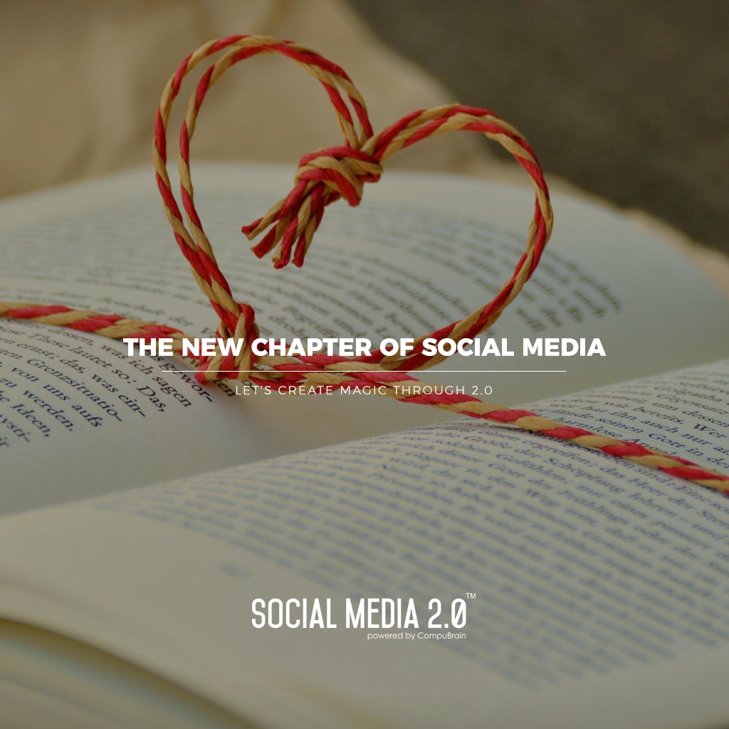 The New Chapter of #SocialMedia!

#SocialMedia2p0 #sm2p0 #contentstrategy #SocialMediaStrategy #DigitalStrategy https://t.co/43fkJFfeJt